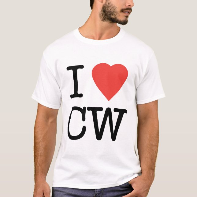 I Love CW T-Shirt (Front)