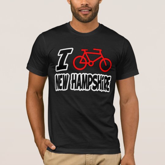 I Love Cycling New Hampshire T-Shirt