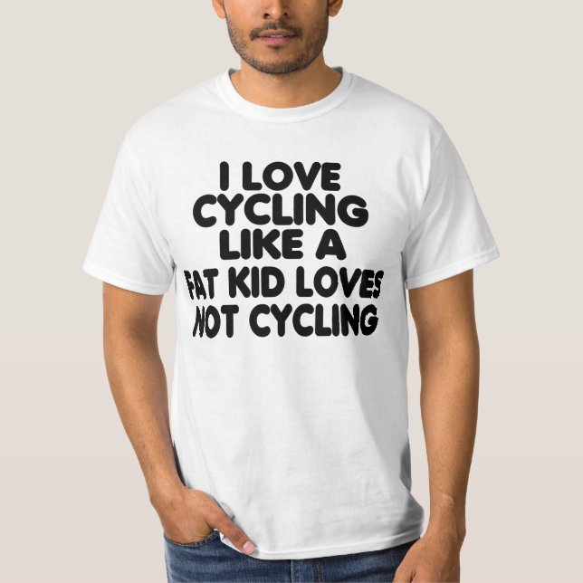I Love Cycling T-Shirt (Front)
