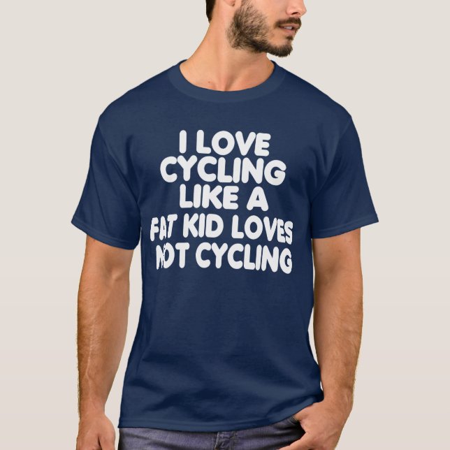 I Love Cycling T-Shirt (Front)