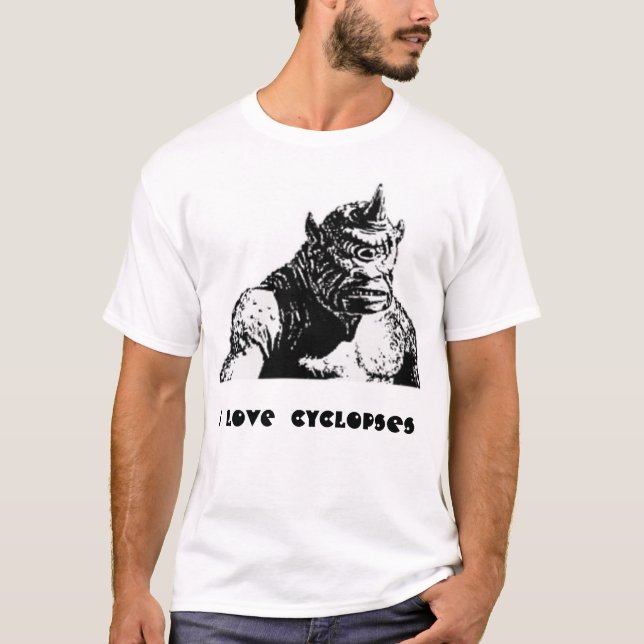 I Love Cyclopses T-Shirt (Front)