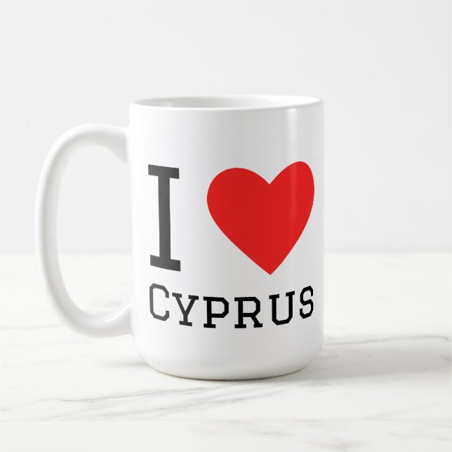 I love Cyprus  Coffee Mug (Left)