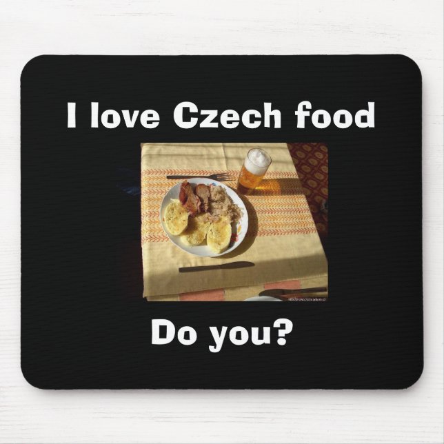 I love Czech food Mouse Pad (Front)