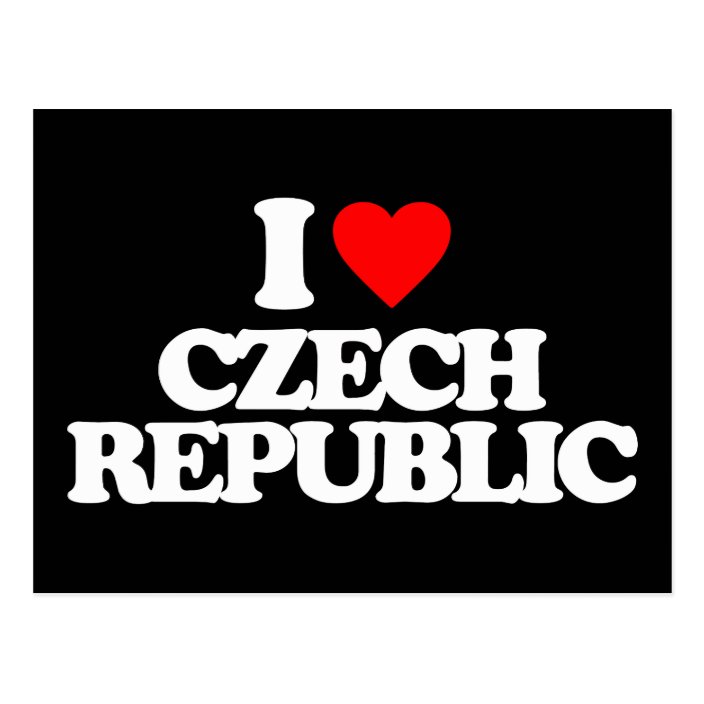 I LOVE CZECH REPUBLIC POSTCARD
