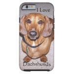 I Love Dachshunds Iphone 6 Case at Zazzle