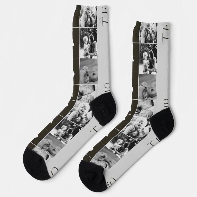 i love dad Crew Socks (Left)