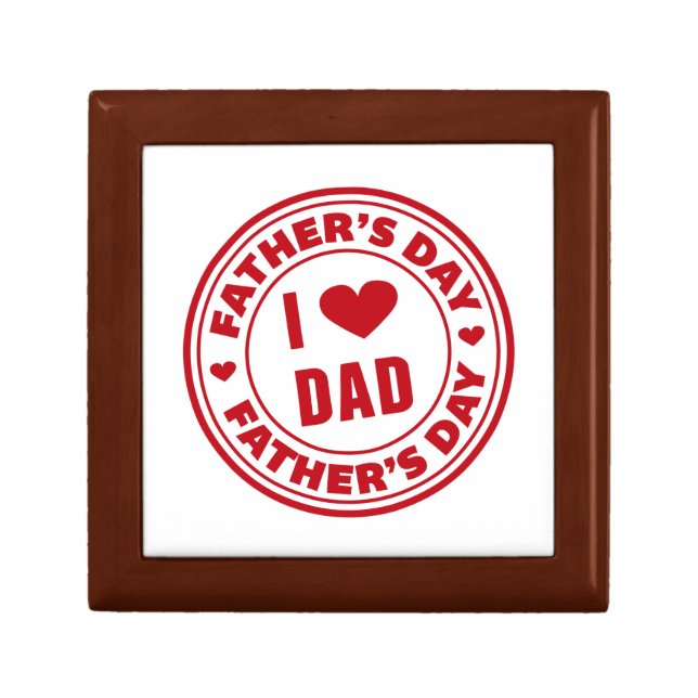 I Love Dad Happy Father's Day | Gift Box (Front)