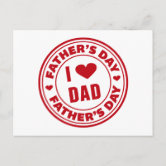 Happy Father's Day Postcard