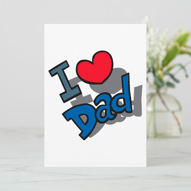 I Love Dad Invitation (Creator Uploaded)