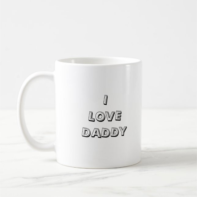 I love daddy coffee mug (Left)