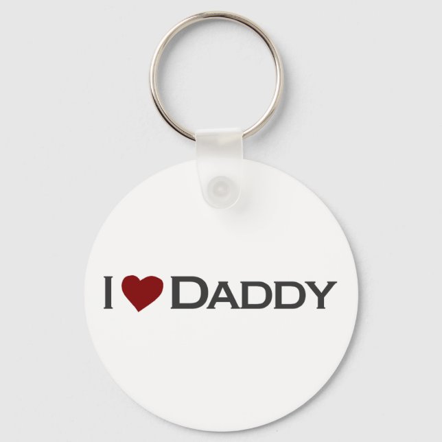 I love Daddy Keychain (Front)