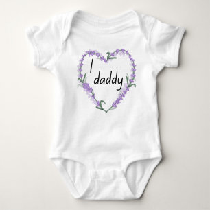 i love daddy t-shirt baby bodysuit