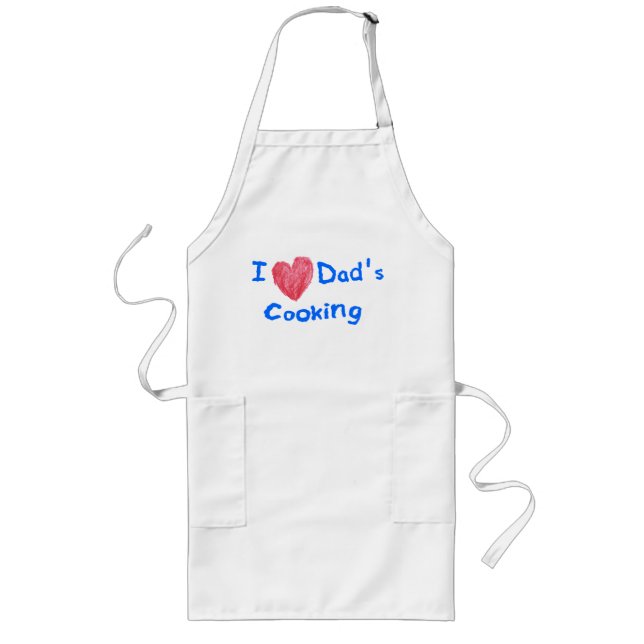 I LOVE DADS COOKING - DADS IN THE KITCHEN APRON (Front)