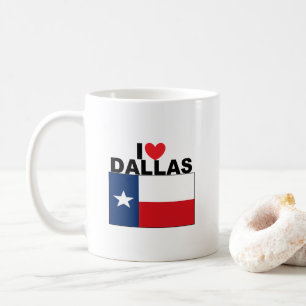 I Love Dallas, TX Coffee Mug
