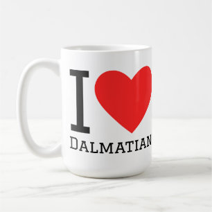 I love dalmatian coffee mug