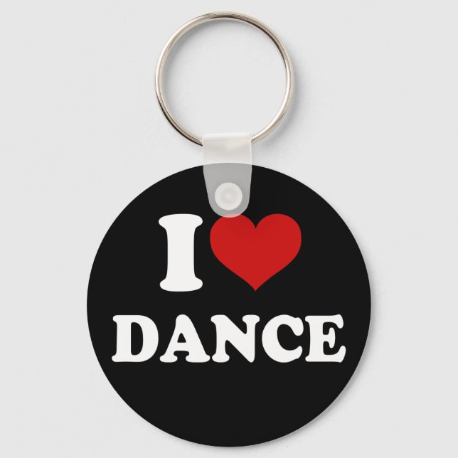I Love Dance Keychain (Front)