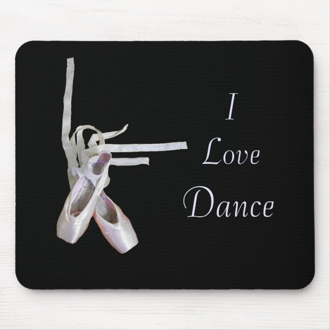 'I Love Dance' Mousepad (Front)