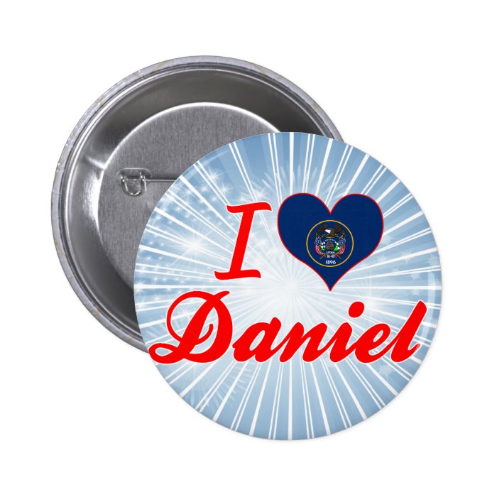 I Love Daniel, Utah Button