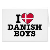 I Love Danish Boys (Front Horizontal)