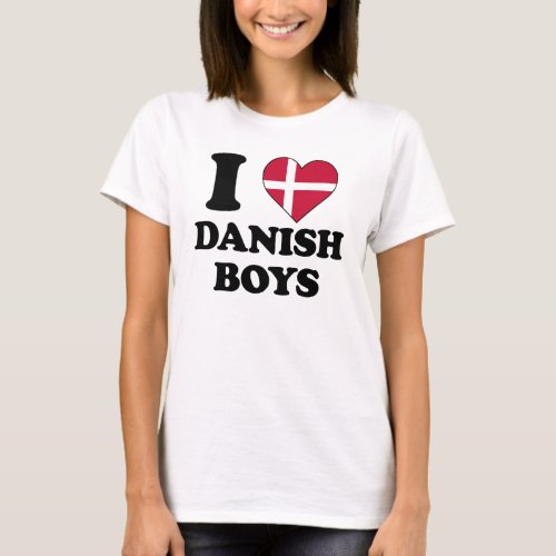 I love Danish Boys T_Shirt