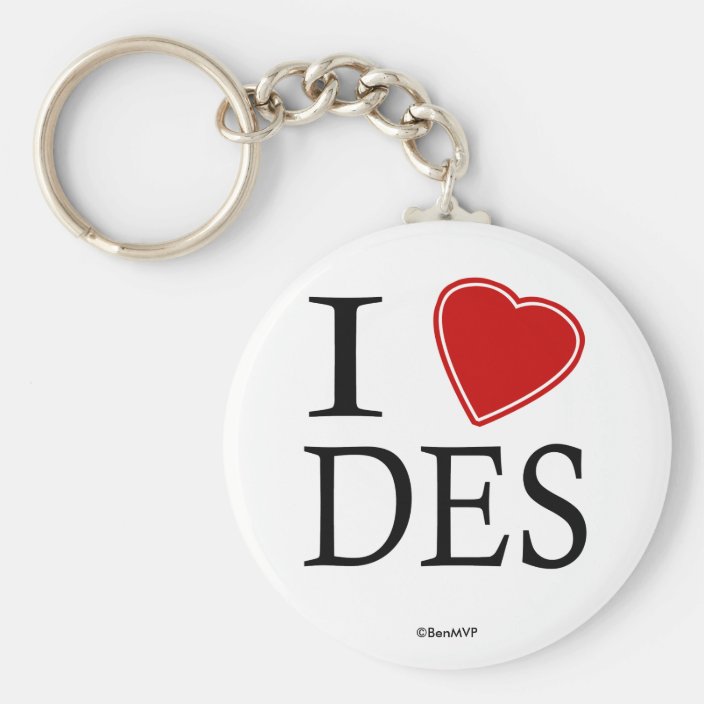 I Love Dar es Salaam Key Chain