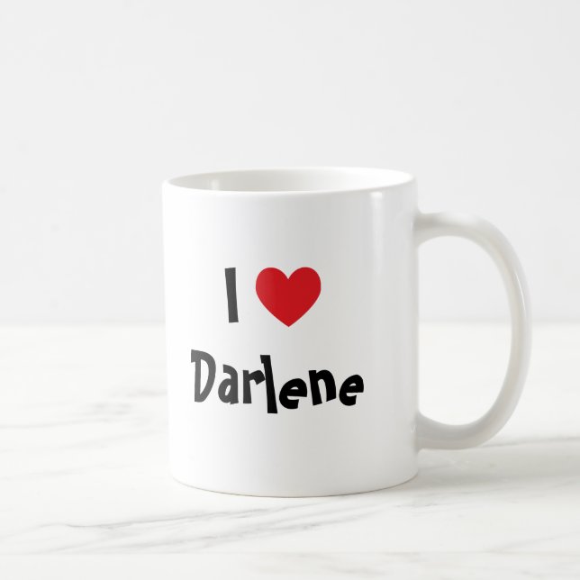I Love Darlene Coffee Mug (Right)