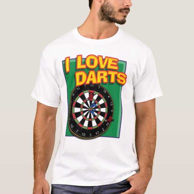 I LOVE DARTS T-Shirt (Front)