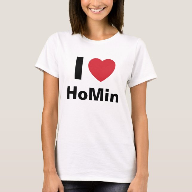 I Love DBSK HoMin T Shirt (Front)