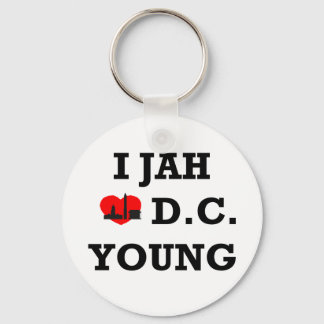 I Love DC Keychain