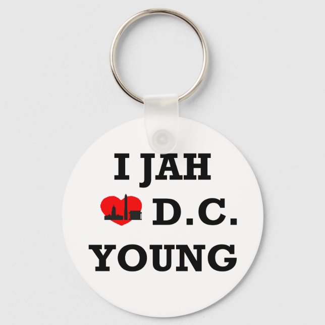 I Love DC Keychain (Front)