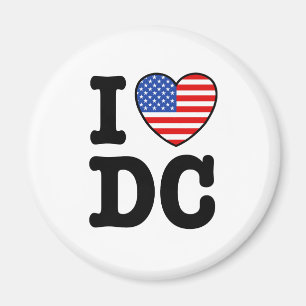 I Love DC Magnet