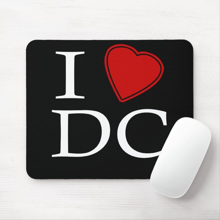 I Love DC Mouse Pad