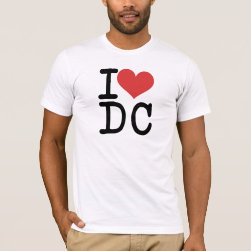 I Love DC T_Shirt