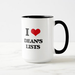 I love Dean's Lists Mug