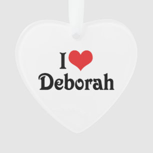 I Love Deborah Ornament