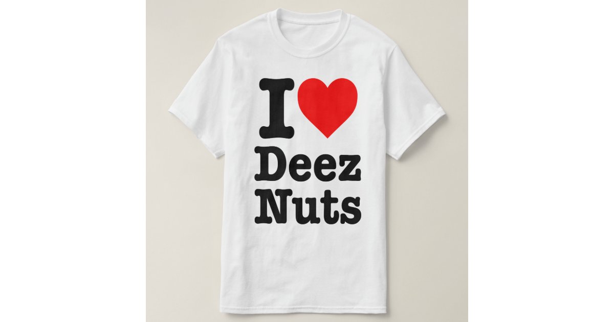LOVE NUTS" T-Shirt Zazzle