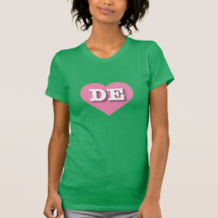 I love Delaware - DE pink heart T-Shirt