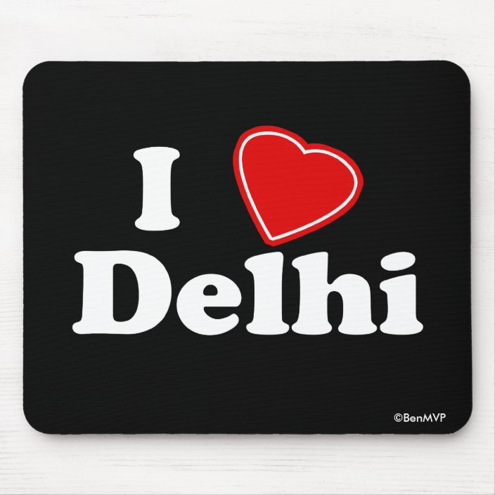 I Love Delhi Mousepad