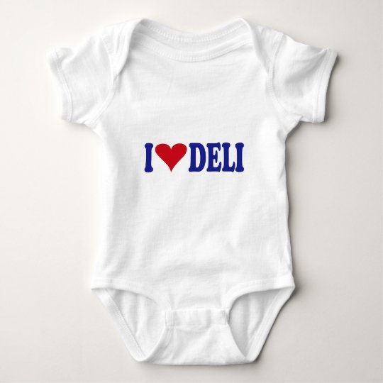 I Love Deli Baby Bodysuit