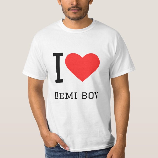 I love Demi boy T-Shirt (Front)