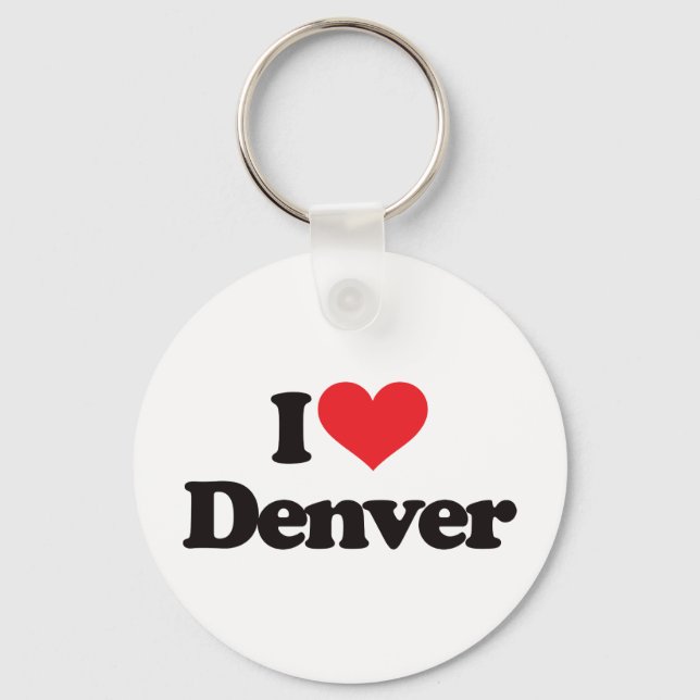 I Love Denver Keychain (Front)