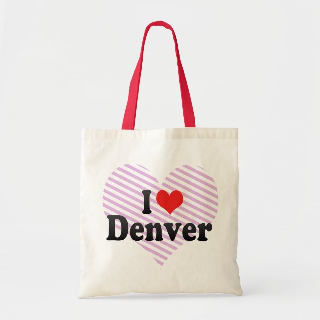 I Love Denver Tote Bag (Front)