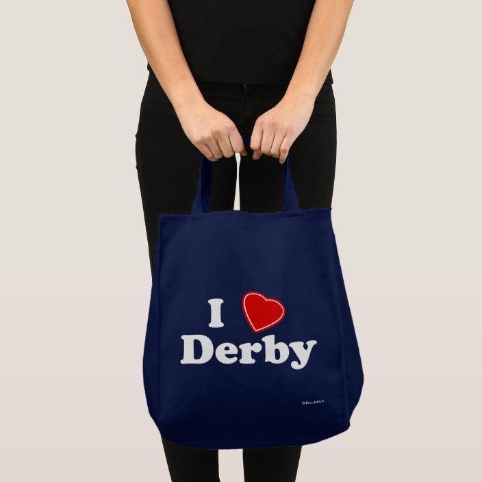 I Love Derby Canvas Bag