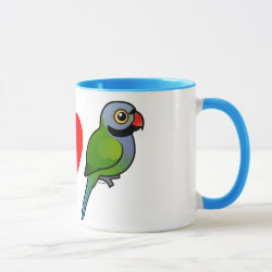 I Love Derbyan Parakeets Combo Mug