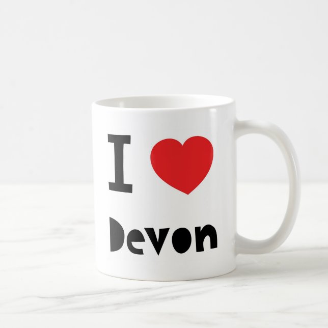 I love Devon Coffee Mug (Right)