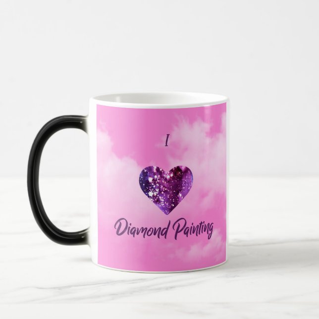 I Love Diamond Painting Color Morph Mug (Left)