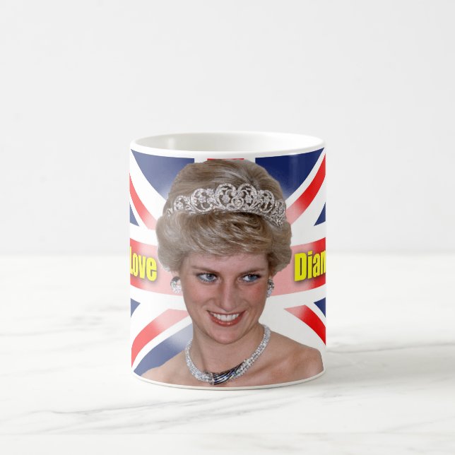 'I Love Diana' HRH Princess Diana Coffee Mug (Center)