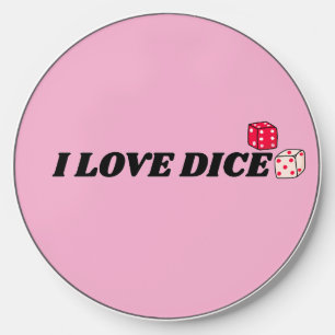 I Love Dice Wireless Charger