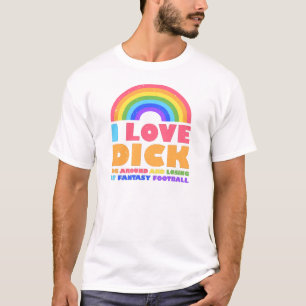 I Love Dicking Around Fun Fantasy Football Draft P T-Shirt