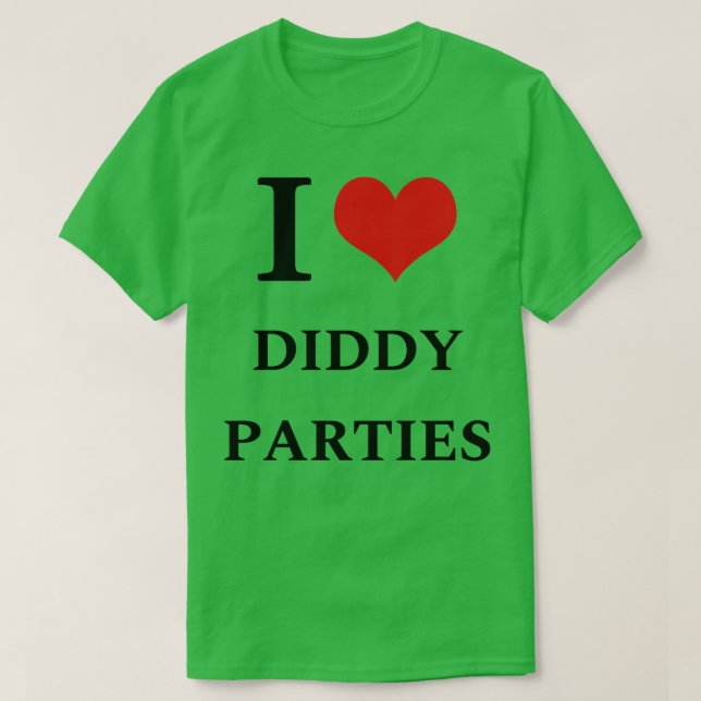 I Love Diddy T-Shirt (Design Front)